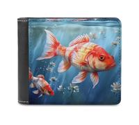 QMNRTK Portefeuille à deux volets en cuir pour homme et femme, blocage RFID, capacité supplémentaire, coutures ultra résistantes, portefeuille fin avec 8 emplacements pour cartes, style, taille