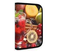 QMNRTK Portefeuille compact multifonction pour cartes de crédit et cartes de crédit avec fermeture éclair - Blocage RFID - Portefeuille à deux volets pour homme et femme - Style - Taille unique, Style
