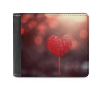 QMNRTK Portefeuille en cuir brillant à deux volets pour homme et femme, blocage RFID, capacité supplémentaire, coutures ultra résistantes, portefeuille fin avec 8 emplacements pour cartes, style,