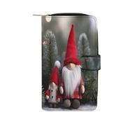 QMNRTK Portefeuille fin à deux volets en cuir véritable minimaliste avec bonnet de Père Noël avec bonnet de Père Noël pour cartes de crédit pour homme et femme, style 19,7 x 11 x 3,5 cm, Style :,