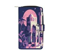 QMNRTK Portefeuille pour cartes de crédit avec blocage RFID en cuir véritable minimaliste à deux volets avec poche avant pour homme et femme, style, 19,7 x 11 x 3,5 cm, Style :, 19.7x11x3.5cm