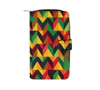 QMNRTK Portefeuille pour cartes de crédit triangulaire avec blocage RFID en cuir véritable minimaliste à deux volets avec poche avant pour homme et femme, style, 19,7 x 11 x 3,5 cm, Style :,
