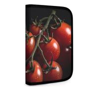 QMNRTK Ripe Tomatoes Portefeuille compact multifonctionnel avec porte-cartes de crédit Fermeture éclair Étui portefeuille en cuir avec blocage RFID pour homme et femme, style, taille unique, Style :,