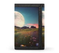 QMNRTK Star Meadow Portefeuille fin à triple pli avec gravure RFID pour homme et femme, style, taille unique, Style :, Taille unique