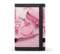 QMNRTK Sweet Cosmetics - Portefeuille fin à triple pli, portefeuille fin personnalisé gravé avec blocage RFID pour homme et femme, style, taille unique, Style :, Taille unique