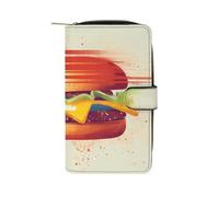 QMNRTK Tomorrow I'll Start Running Portefeuille pour cartes de crédit avec blocage RFID en cuir véritable minimaliste avec poche avant pour homme et femme, style, 19,7 x 11 x 3,5 cm, Style :,