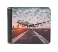 QMNRTK Travel World Portefeuille en cuir à deux volets pour homme et femme, blocage RFID, capacité supplémentaire, coutures ultra résistantes, portefeuille fin avec 8 emplacements pour cartes, style,