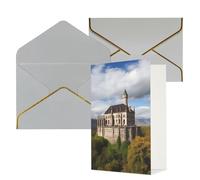 QMNSEHF Carte de vœux vierge avec enveloppes - Carte de remerciement - Monuments historiques de l'Arménie - Carte d'anniversaire pour femme et homme - Pour Noël, Halloween, mariage - Cartes de vœux