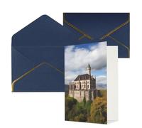 QMNSEHF Carte de vœux vierge avec enveloppes - Carte de remerciement - Monuments historiques de l'Arménie - Carte d'anniversaire pour femme et homme - Pour Noël, Halloween, mariage - Cartes de vœux