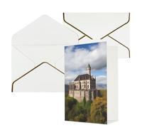 QMNSEHF Carte de vœux vierge avec enveloppes - Carte de remerciement - Monuments historiques de l'Arménie - Carte d'anniversaire pour femme et homme - Pour Noël, Halloween, mariage - Cartes de vœux