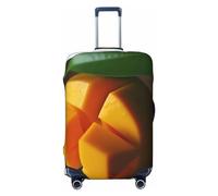 QMNSEHF Housse de protection élastique lavable pour valise de voyage Mangue Anti-rayures Spandex Housse de Bagages Convient aux bagages de 45,7 à 81,3 cm, Noir , L
