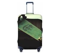 QMNSEHF Housse de protection élastique lavable pour valises de skateboard, housse de valise anti-rayures en élasthanne, convient aux bagages de 45,7 à 81,3 cm, Noir , XL