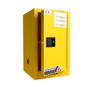 QMNUZCFD Armoire de Stockage de liquides inflammables 89x59x46cm, Armoire de Stockage de Produits Chimiques 45L avec étagère réglable, for Usage Industriel et Domestique