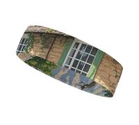 QMNVBDS Bandeau de style campagnard britannique pour homme et femme - Bandeau élastique antidérapant pour course à pied, randonnée, sudation - Pour athlétisme, yoga, course à pied, gym