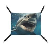QMNVBDS Hamac à gueule de requin pour chat, furet, cochon d'Inde, rat, lit pour chat, chinchilla, hamster, hamac pour chat