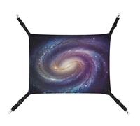 QMNVBDS Hamac en spirale galaxie pour chat, furet, cochon d'Inde, rat, lit pour chat, chinchilla Hamster Hamac pour chat Hamac pour cage Fournitures pour chat Hamac pour animaux domestiques