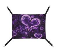 QMNVBDS Hamac violet Love pour chat, furet, cochon d'Inde, rat, lit pour chat, chinchilla Hamac Hamac Hamac pour chat Hamac pour cage Fournitures pour chat Hamac pour animaux domestiques