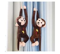 QMOWIZ Embrasses décoratives 1 Paire Dessin Animé Rideau Boucle Embrasses Longue Queue Singe Rideaux Retenues Peluche Animal Rideau Aimant Boucle Décor à La Maison Embrasse Attache Rideau