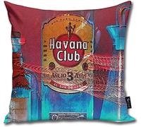 QMS CONTRACTING LIMITED Throw Pillow Cover Havana Club Decorative Pillow Case Home Decor Square 18x18 inches Pillowcase