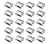 QMseller Lot de 20 connecteurs USB de type B femelle à souder 5 broches SMD SMT