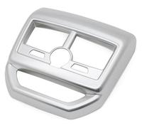 QMTVFSRH Console Centrale Garniture pour Peugeot 3008 GT 3008GT 5008 2017 2018 Accoudoir De Voiture Boîte De Climatisation Arrière Moulage De Sortie D'aération(Argent)