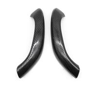 QMTVFSRH Poignée Intérieure Poignée De Porte Intérieure Gauche Droite, Garniture Couverture Extérieure Pour BMW X1 X2 F48 F49 F39 2016 - 2020(Carbon Fiber,2PCS)