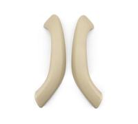 QMTVFSRH Poignée Intérieure Poignée De Porte Intérieure Gauche Droite, Garniture Couverture Extérieure Pour BMW X1 X2 F48 F49 F39 2016 - 2020(Beige,2PCS)