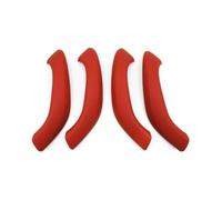 QMTVFSRH Poignée Intérieure Poignée De Porte Intérieure Gauche Droite, Garniture Couverture Extérieure Pour BMW X1 X2 F48 F49 F39 2016 - 2020(Volcanic Red,4PCS)