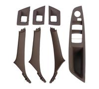 QMTVFSRH Poignée Intérieure Pour Série 5 F10 F11 2010-2017 Poignée Porte Intérieure Panneau Garniture Traction Couvercle Interrupteur Fenêtre Ensemble(Moka,RHD)