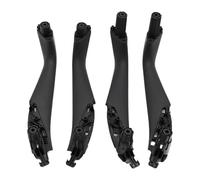 QMTVFSRH Poignée Intérieure Pour Série 5 M5 G30 G31 F90 2017-2021 51417438521 Panneau Protection Poignée Porte Intérieure Avant Arrière Gauche Droite Garniture(Noir,4PCS)