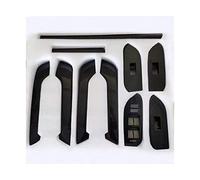 QMTVFSRH Poignée Intérieure Pour Toyota Pour Land Cruiser Pour Prado 150 2010-2021 Kit De Poignée De Bouton De Commutation En Verre Décoratif Pour Poignée De Porte De Voiture(Carbon fiber pattern)