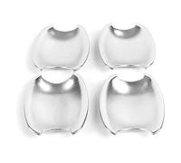 QMTVFSRH Porte Extérieure Voiture Poignées Film De Protection Extérieur Anti-rayures Pour Poignée Porte À Trou Unique Compatible Avec Pour Accent Pour RB 2011-2018(Small Door Bowl Plating)