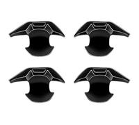 QMTVFSRH Porte Extérieure Voiture Poignées Pour Alphard 40 Pour Series 2024 Protection Anti-rayures Kit D'accessoires Décoratifs Pour Poignée De Porte Monotrou(Blade Door Bowl Bright Black)