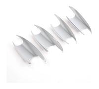 QMTVFSRH Porte Extérieure Voiture Poignées Pour B&enz Pour Classe C La Garniture De Poignée Porte Cadre Décoratif Extérieur Protection Cuvette Anti-rayures Compatible Avec 2022(Door Bowl Silver)