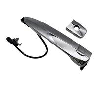 QMTVFSRH Porte Extérieure Voiture Poignées Pour N&issan Pour Leaf Pour Maxima Pour Murano Pour Sentra Nouveau Poignées De Porte Extérieures Avant Chromées Argent ABS Poignée Latérale(Front Left)