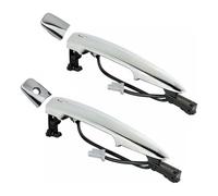 QMTVFSRH Porte Extérieure Voiture Poignées Pour N&issan Pour Leaf Pour Maxima Pour Murano Pour Sentra Avant Gauche Droite Poignées De Porte Extérieures Accessoires Poignée Latérale(Left and Right)