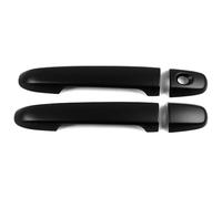 QMTVFSRH Porte Extérieure Voiture Poignées Pour Verso R20 2010-2017 Accessoire De Modification Résistant Aux Rayures Autocollant Décoratif Poignée Porte Monotrou(2 Doors Matte Black)
