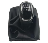 QMTVFSRH Pour A5 8T 2007-2016 Boîte Vitesses Manuelle Poignées Levier Pommeau Levier Vitesse Soufflet Bâton Shifter Veste Anti-poussière Pommeau Vitesse(R 1 2 3 4 5 6 Knob)