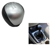QMTVFSRH Pour Hyundai Pour Elantra 2008-2012 5 6 Vitesses Pommeau De Levier De Vitesse Manuel MT Pommeau Vitesse(5 Speed Silver)