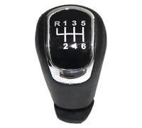 QMTVFSRH Pour Octavia 2 II Pour A5 Pour A6 2004-2012 Soufflet Boîte Vitesses Poignées Levier Vitesse Couvercle Soufflet Gaitor Veste Anti-poussière Pommeau Vitesse(6 Speed Knob)