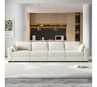 QMTXBYJ Canapé 4 places avec fonction lit, canapés et canapés, avec fonction de couchage, canapé modulaire, petit pour chambre d'adolescent, canapé avec accoudoirs larges, pour salon, chambre à