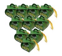 Qmv445 Lot de 32 boîtes de fête de remise de diplôme avec pompon, boîtes pour centres de table 2025 (doré, bleu) Qmv445 (D, taille unique)