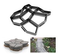 QMYS Matrices de découpe irrégulières en résine noire compacte pour jardin, pelouse, bricolage, réutilisables, faciles à utiliser, largement pour la maison, les mariages, les fêtes, etc.