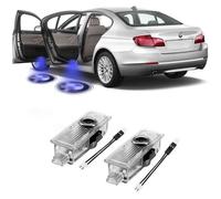 QN Letouch 2 Pcs Voiture Porte LED Éclairage Entrée Laser Projecteur Courtoisie Bienvenue Lampe Ombre Logo Lumière Pour BMW logo @4