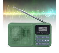 QN8035 Radio DAB 1 200 mAh 95x58mm Noir solaire