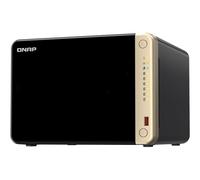 QNAP TS-664 NAS Tower Intel® Celeron® N5095 8 Go DDR4 0 To QNAP QTS Noir, Bronze