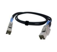 QNAP CAB-SAS05M-8644 - Câble externe SAS - SAS 12Gbit/s - 36 pin 4x Mini SAS HD (SFF-8644) (M) pour 36 pin 4x Mini SAS HD (SFF-8644) (M) - 50 cm - noir - pour QNAP QXP-1620S-B3616W