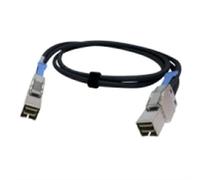 QNAP CAB-SAS05M-8644 - Câble Externe SAS - SAS 12Gbit/s - 4 x Mini SAS HD (SFF-8644) (M) pour 4 x Mini SAS HD (SFF-8644) (M) - 50 cm - Noir