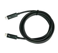 QNAP CAB-TBT315M-40G - Câble USB - 24 pin USB-C (M) pour 24 pin USB-C (M) - Thunderbolt 3 - 1.5 m - actif, bi-directionnel, débit de transfert de données jusqu'à 40 Gbps