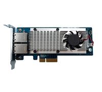 QNAP DUALPORT 10GBASE-T NW EXP Carte F Tower + RM Supports DE Bureau - LAN-10G2T-X550 (Enterprise Computing > Cartes réseau et adaptateurs) -)r